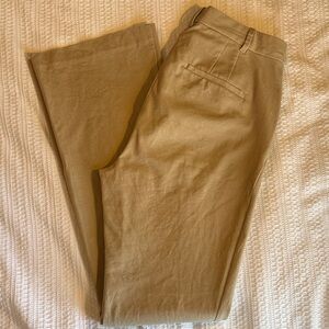 GAP Women’s high rise, flare leg khaki chinos